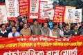 সভা সমাবেশ নিষিদ্ধ ও গণতান্ত্রিক অধিকার হরনের প্রতিবাদে জাতীয় প্রেসক্লাবের সামনে বিক্ষোভ সমাবেশ ও মিছিল করে গণতান্ত্রিক বাম মোর্চা-পিএনএস