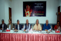 শনিবার রাজধানীর সিরডাপ মিলনায়তনে উদ্বিগ্ন নাগরিক সমাজের মত বিনিময় সভায় উপস্থিত অতিথিবৃন্দ -পিএনএস