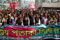 পেট্রোলবোমা মেরে মানুষ হত্যার প্রতিবাদে বৃহস্পতিবার জাতীয় প্রেসক্লাবের সামনে থেকে জাতীয় পতাকা মিছিল করে শ্রমিক- কর্মচারী- পেশাজীবী- মুক্তিযোদ্ধা সমন্বয় পরিষদ -পিএনএস