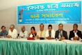সোমবার জাতীয় প্রেসক্লাবে ঐক্যবদ্ধ ছাত্র সমাজ এর ২য় প্রতিষ্ঠা বার্ষিকী উপলক্ষে ছাত্র সমাবেশে উপস্থিত অতিথি বৃন্দ - পিএনএস