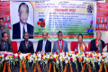 সোমবার জাতীয় প্রেসক্লাবে ডঃ এম এ ওয়াজেদ মিয়া মেমোরিয়াল ফাউন্ডেশনের ৫ম প্রতিষ্ঠা বার্ষিকী উপলক্ষে আলোচনা সভায় উপস্থিত অতিথি বৃন্দ –পিএনএস
