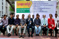 শনিবার জাতীয় প্রেসক্লাব চত্বরে বাংলাদেশ ফেডারেশন সাংবাদিক ইউনিয়ন ও ঢাকা সাংবাদিক ইউনিয়ন আয়োজিত ৭ দফা দাবিতে অবস্থান কর্মসূচীতে বক্তব্য রাখেন ডঃ অধ্যাপক ইমাজউদ্দিন আহমেদ –পিএনএস