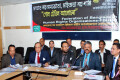 শনিবার ঢাকা রিপোর্টার্স ইউনিটিতে ফেডারেশন অব বাংলাদেশ হিউম্যান রাইটস অর্গানাইজেশন আয়োজিত সংঘাত নয় সমঝোতা, সহিংসতা নয় শান্তি শীর্ষক গোল টেবিল আলোচনা সভায় বক্তব্য রাখেন মানবাধিকার কমিশনের চেয়ারম্যান ডঃ মিজানুর রাহমান –পিএনএস