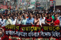 সজিব ওয়াজেদ জয়কে অপহরণ ষড়যন্ত্রের প্রতিবাদে বুধবার জাতীয় প্রেসক্লাবের সামনে বিক্ষোভ মিছিল করে আওয়ামী স্বেচ্ছাসেবক লীগ –পিএনএস