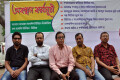 ৭ দফা দবিতে জাতীয় প্রেসক্লাব চত্বরে অবস্থান কর্মসূচী পালন করছে বাংলাদেশ ফেডারেল সাংবাদিক ইউনিয়ন ও ঢাকা সাংবাদিক ইউনিয়ন -পিএনএস
