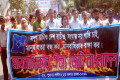 বিভিন্ন দাবিতে রবিবার জাতীয় প্রেসক্লাবের সামনে মিছিল করে মানবাধিকার ঐক্য জোট বাংলাদেশ –পিএনএস 