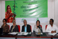 রবিবার জাতীয় প্রেসক্লাবে সি এস আর এল এর আন্তর্জাতিক নারী দিবস ২০১৫ উপলক্ষে সেমিনারে উপস্থিত অতিথিবৃন্দ -পিএনএস
