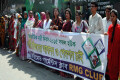শুক্রবার জাতীয় প্রেসক্লাবের সামনে মানব বন্ধন করে রেডিমেড গার্মেন্টস ক্লাব –পিএনএস