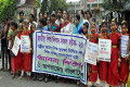 বিভিন্ন দাবিতে মঙ্গলবার জাতীয় প্রেসক্লাবের সামনে মানব বন্ধন করে অপারাজেয় বাংলাদেশ –পিএনএস 