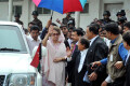 জিয়া অরফানেজ ট্রাস্ট ও জিয়া চ্যারিটেবল ট্রাস্ট মামলায় হাজিরা দিতে রোববার বিশেষ আদালতে যান বিএনপির চেয়ারপার্সন বেগম খালেদা জিয়া –পিএনএস 