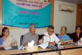 বুধবার ঢাকা রিপোর্টার্স ইউনিটিতে সংবাদ সম্মেলন করে হিউম্যান রাইটস ফোরাম বাংলাদেশ –পিএনএস 