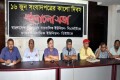১৬ জুন সংবাদ পত্রের কালো দিবস উপলক্ষে মঙ্গলবার জাতীয় প্রেসক্লাবে বিএফইউজে ও ডিইউজে আয়োজিত আলোচনা সভায় উপস্থিত অতিথিবৃন্দ।- পিএনএস 
