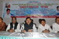 শুক্রবার জাতীয় প্রেসক্লাবে আদমজী জুট মিলস চালু সংগ্রাম পরিষদ আয়োজিত আলোচনা সভায় উপস্থিত অতিথিবৃন্দ –পিএনএস