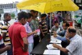 বুধবার রাজধানীর বিমান বন্দর এলাকায় বি আর টি এ ম্যাজিস্ট্রেট বিভিন্ন গাড়ির কাগজপত্রের জন্য জরিমানা করে –পিএনএ