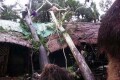 বৃহস্পতিবার ঘূর্ণিঝড় কোমেনের আঘাতে কক্সবাজারের টেকনাফে বিধ্বস্ত ঘরবাড়ি–গাছপালা –পিএনএস  
