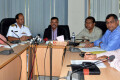 ঈদ-উল-আযহা উপলক্ষে মঙ্গলবার ঢাকা দক্ষিন সিটি কর্পোরেশনের সংবাদ সম্মেলনে উপস্থিত অতিথিবৃন্দ –পিএনএস