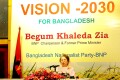 রাজধানীর একটি হোটেলে সংবাদ সম্মেলনে ভিশন ২০৩০ উপস্থাপন করেন বিএনপি চেয়ারপারসন খালেদা জিয়া।