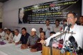 সাবেক রাস্ট্রপতি জিয়াউর রহমানের ৩৩তম শাহাদৎ বার্ষিকি উপলক্ষ্যে শ্রমিক দল আয়োজিত আলোচনা সভায় বক্তব্য রাখেন মির্জ ফকরুল ইসলাম আলমগীর-পিএনএস