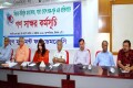 বৃহস্পতিবার জাতীয় প্রেসক্লাবে ইয়ুথ মুভমেন্ট ফর ডেমোক্রেসি আয়োজিত গণস্বাক্ষর কর্মসূচী অনুষ্ঠানে উপস্থিত অতিথিবৃন্দ।-পিএনএস