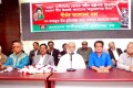 বুধবার জাতীয় প্রেসক্লাবে বাংলাদেশ জাতীয়তাবাদী মুক্তিযোদ্ধাদল আয়োজিত আলোচনা সভায় উপস্থিত অতিথি বৃন্দ-পিএনএস