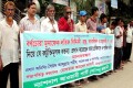 হজ্ব,মহানবী (স:) ও তাবলিক জামাত নিয়ে কুটক্তি মূলক বক্তব্যর প্রতিবাদে লতিফ সিদ্দিকীর শাস্তির দাবিতে শনিবার জাতীয় প্রেস ক্লাবের সামনে মানববন্ধন করে ন্যাশনাল আওয়ামী পার্টি (ন্যাপ)-পিএনএস