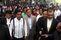 হরতালে গাড়ী ভাংচুর ও অগ্নিসংযোগের মামলায় হাজিরা দেন বিএনপির ভারপ্রাপ্ত মহাসচিব মির্জা ফখরুল ইসলাম আলমগির-পিএনএস