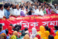 পিএনএসঃ তোবা গ্রুপের ৫টি কারখানার শ্রমিকদের সকল পাওনা পরিশোধের দাবীতে শুক্রবার জাতীয় প্রেসক্লাবের সামনে গার্মেন্টস শ্রমিক সমন্বয় পরিষদ আয়োজিত শ্রমিক সমাবেশে বক্তব্য রাখেন নৌ ও পরিবহন মন্ত্রী শাহজাহান খাঁন এম পি।