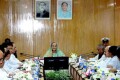 প্রধানমন্ত্রী শেখ হাসিনা বৃহস্পতিবার সকালে দুর্যোগ ব্যবস্থাপনা ও ত্রাণ মন্ত্রণালয় পরিদর্শনে এসে ন্ত্রণালয়ের কর্মকর্তাদের উদ্দেশে বক্তব্য দেন-পিএনএস