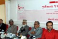 বিচার বিভাগ পৃথকীকরণের ৭ বছর উপলক্ষে জাতীয় প্রেসক্লাবে হিউম্যানিটি ফাউন্ডেসন আয়োজিত মুক্ত আলোচনা সভায় উপস্থিত আলোচক বৃন্দ-পিএনএস
