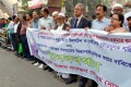 ডঃ মাহজাবিন এর মৃত্যু রহস্য উদঘাটন ও দশীদের শাস্তির দাবিতে মানববন্ধ করে মানবিক অধিকার সংরক্ষন ফোরাম-পিএনএস