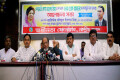 শুক্রবার জাতীয় প্রেসক্লাবে স্বাধিনতা ফোরাম, কেন্দ্রিয় সংসদ আয়োজিত 'দেশনেত্রী বেগম খালেদা জিয়া ও দেশ নায়ক তারেক রহমানের ৭ম কারামুক্তি দিবস' উপলক্ষ্যে আলোচনা সভায় উপস্থিত অতিথিবৃন্দ।-পিএনএস