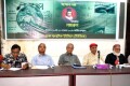 বৃহস্পতিবার জাতীয় প্রেসক্লাবে ঢাকা সাংবাদিক ইউনিয়ন আয়োজিত সাংবাদিক নজরুল শীর্ষক আলোচনা সভায় উপস্থিত অতিথি বৃন্দ-পিএনএস