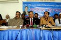 জাতীয় পার্টির ২৯ তম প্রতিষ্ঠা বার্ষিকীর কর্মসূচী ঘোষণা উপলক্ষে বনানিতে দলিয় কার্যালয়ে সংবাদ সম্মেলনে বক্তব্য রাখেন জিয়াউদ্দিন আহমেদ বাবলু-পিএনএস