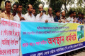 বুধবার জাতীয় প্রেসক্লাবের সামনে সিএনজি ড্রাইভার্স ইউনিয়নের অবস্থান ধর্মঘট-পিএনএস