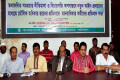 রবিবার জাতীয় প্রেসক্লাবে বাংলাদেশ জাতীয় মানববধিকার পরিষদ আয়োজিত তথা কথিত সম্প্রচার নীতিমালা ও বিচারপতি অপসারনে নতুন আইন প্রণয়নের মাধ্যমে মৌলিক অধিকার হরনের প্রতিবাদ সভায় উপস্থিত অতিথি বৃন্দ-পিএনএস