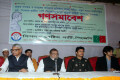 রবিবার জাতীয় প্রেসক্লাবে পিপলস জাস্টিস পার্টি (পিজেপি)'র ১ম প্রতিষ্ঠা বার্ষিকী উপলক্ষ্যে আয়োজিত গনসমাবেশে উপস্থিত অতিথিবৃন্দ। - পিএনএস