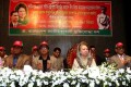মহান বিজয় দিবস উপলক্ষে রবিবার রাজধানীর ইঞ্জিনিয়ারিং ইন্সটিটিউট মিলনায়তনে মুক্তিযোদ্ধা সমাবেশে সাবেক প্রধানমন্ত্রী ও বিএনপি চেয়ারপারসন বেগম খালেদা জিয়া-পিএনএস