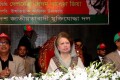 মহান বিজয় দিবস উপলক্ষে রবিবার রাজধানীর ইঞ্জিনিয়ারিং ইন্সটিটিউট মিলনায়তনে মুক্তিযোদ্ধা সমাবেশে সাবেক প্রধানমন্ত্রী ও বিএনপি চেয়ারপারসন বেগম খালেদা জিয়া-পিএনএস