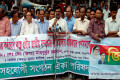 প্রণীত সম্প্রচার নীতিমালার প্রতিবাদে শুক্রবার জাতীয় প্রেসক্লাবের সামনে আয়োজিত সমাবেমে বক্তব্য রাখেন বিএনপির সাবেক হুইপ জয়নাল আবেদীন ফারুক-পিএনএস