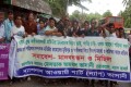 শনিবার প্রেসক্লাবের সামনে ন্যাশনাল আওয়ামী পার্টির মানব বন্ধন-পিএনএস