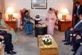 ভারতের পররাষ্ট্রমন্ত্রী সুষমা স্বরাজের সঙ্গে সৌজন্য বৈঠক করেছেন বিএনপি চেয়ারপারসন বেগম খালেদা জিয়া।