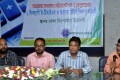 বুধবার ঢাকা রিপোটার্স ইউনিটিতে ডিআরইউ সংবাদ সম্মেলনে উপস্থিত নেতৃবৃন্দ