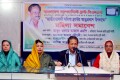 বুধবার জাতীয়তাবাদী মহিলা ফ্রন্ট'র আত্মপ্রকাশ উপলক্ষে মহিলা সমাবেশে প্রধান অতিথি হিশেবে উপস্থিত ছিলেন এন্ডিএফ'র চেয়ারমেন আবুল কালাম আজাদ-পিএনএস
